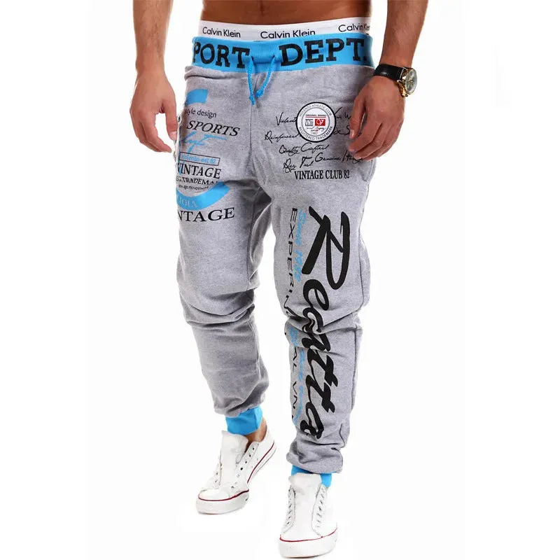 2024 New Men Jogging Long Pants Autumn and Winter Mens Fleece Hip Hop Sweatpants Soft Sports Pants Jogging Pant