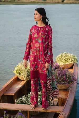 3 Piece Unstitched Embroidered Suit | 402-B