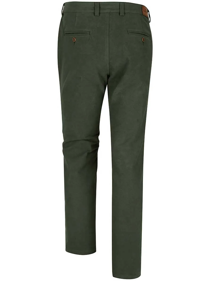 30% OFF HOGGS OF FIFE Monarch II Moleskin Trousers - Mens - Dark Olive - Size: 46" Regular