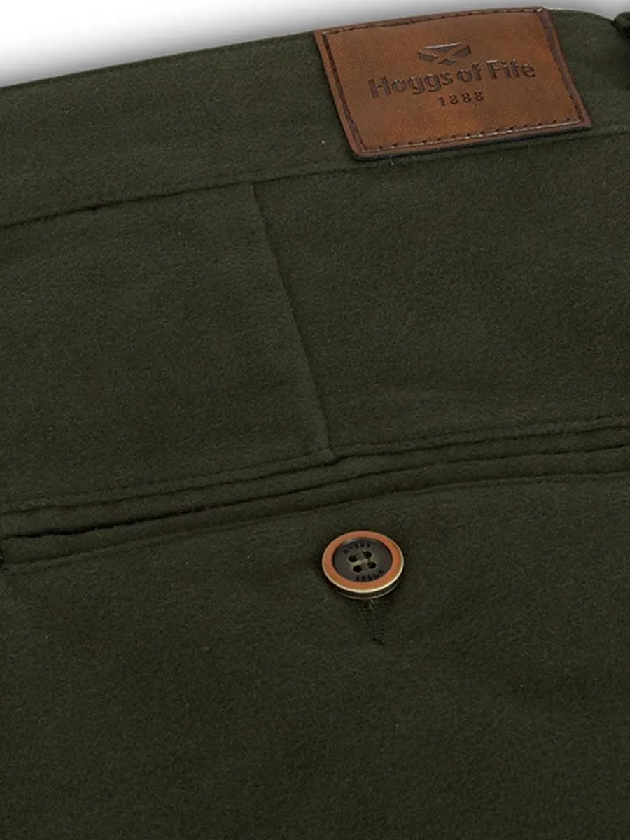 30% OFF HOGGS OF FIFE Monarch II Moleskin Trousers - Mens - Dark Olive - Size: 46" Regular