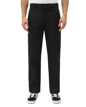 873 Slim Straight Work Trousers in Black