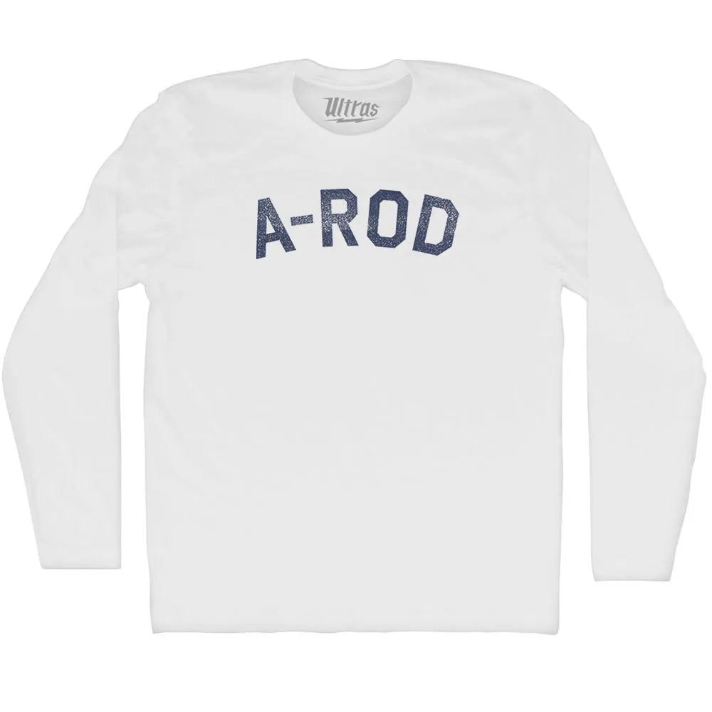 A-Rod Adult Cotton Long Sleeve T-shirt