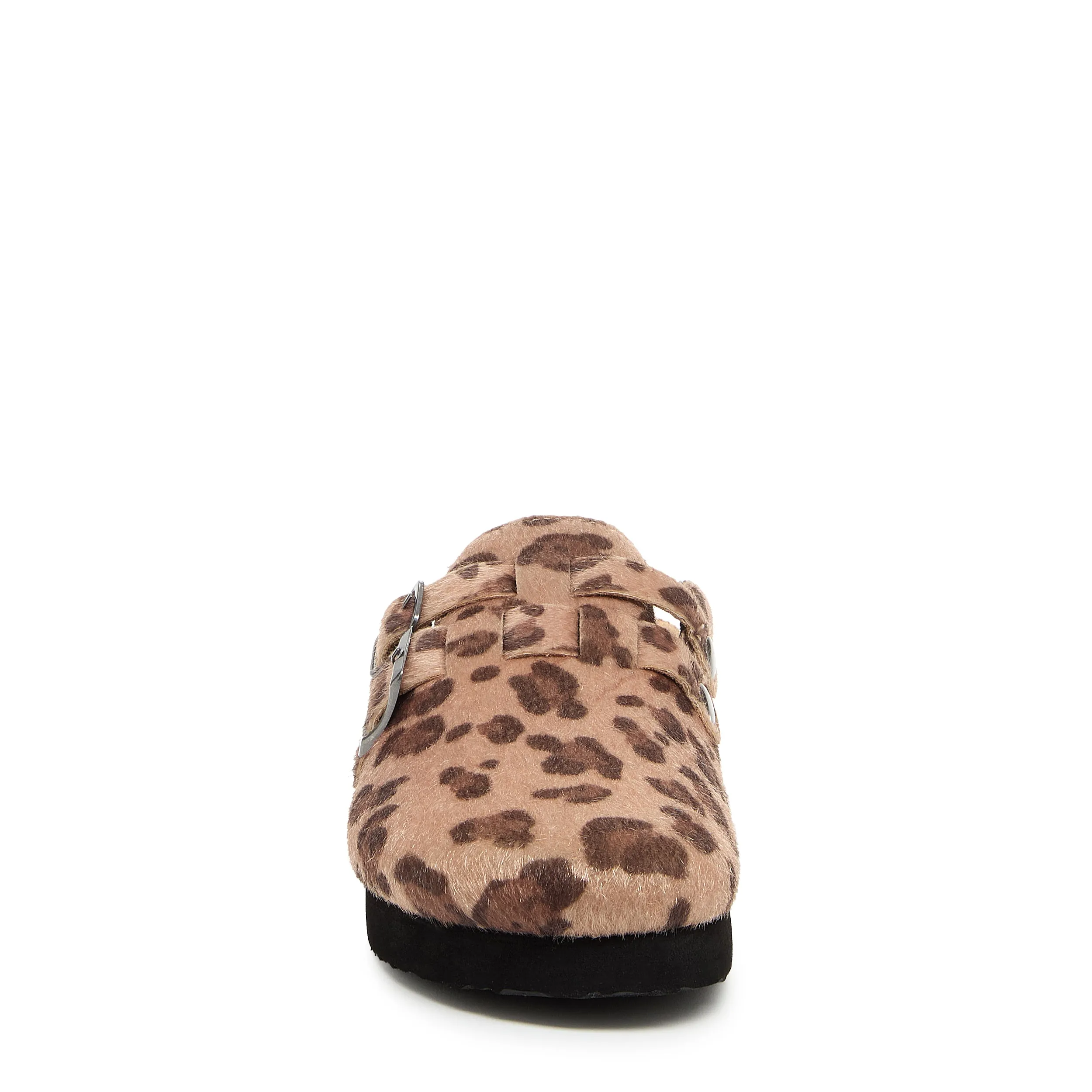 Abel Plus Tan Leopard Clogs