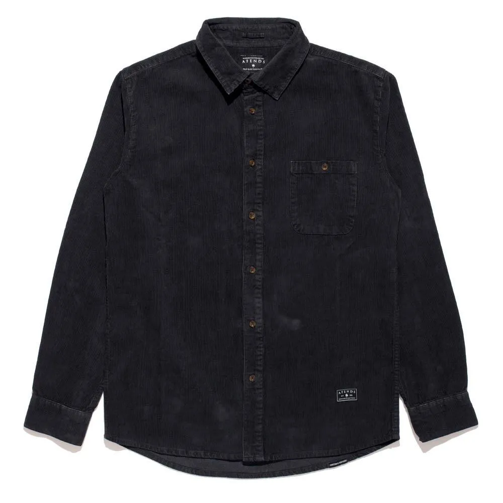 Afends Mens Rows - Long Sleeve Shirt