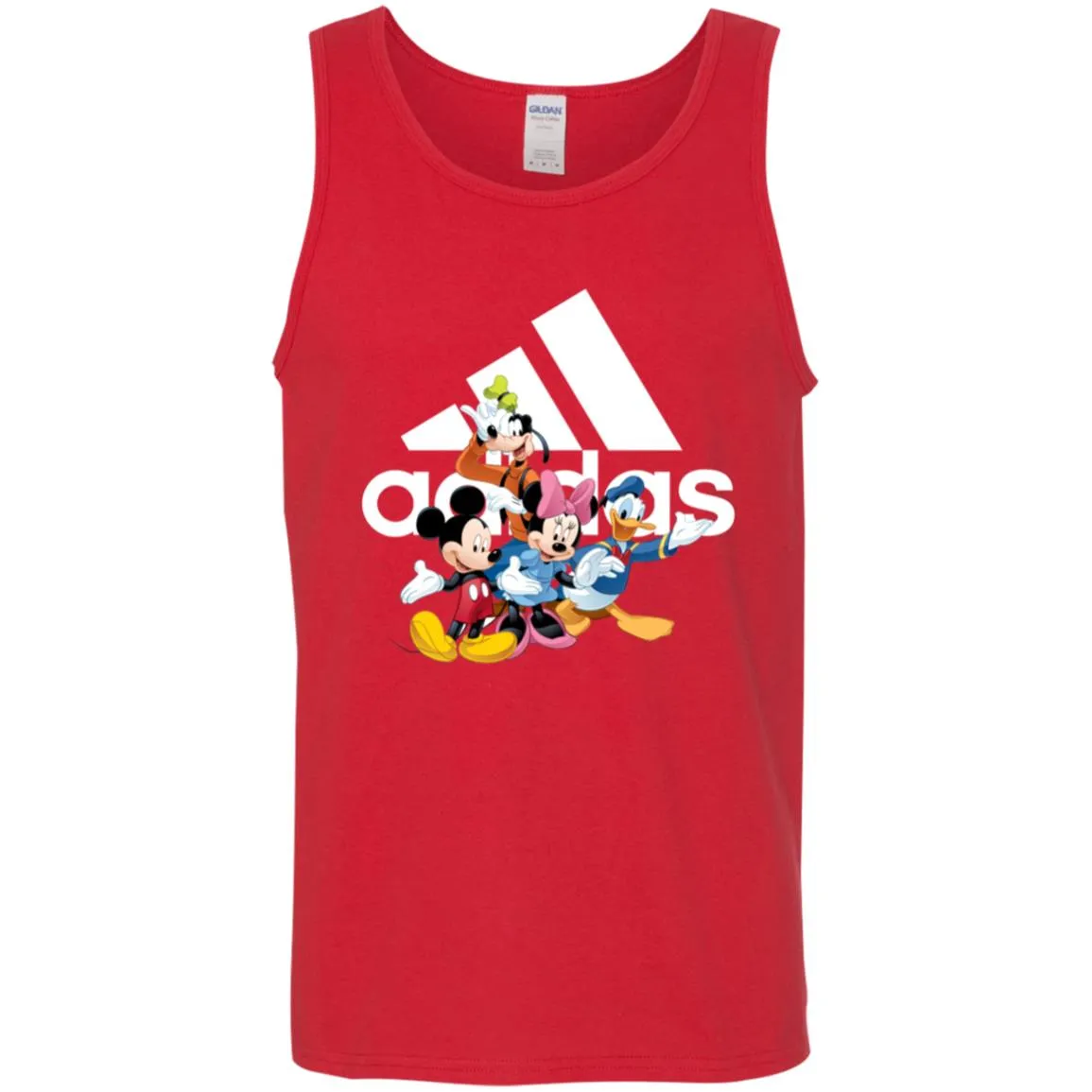 Aidas Mickey Mouse And Friends Disney T-shirt Men Cotton Tank