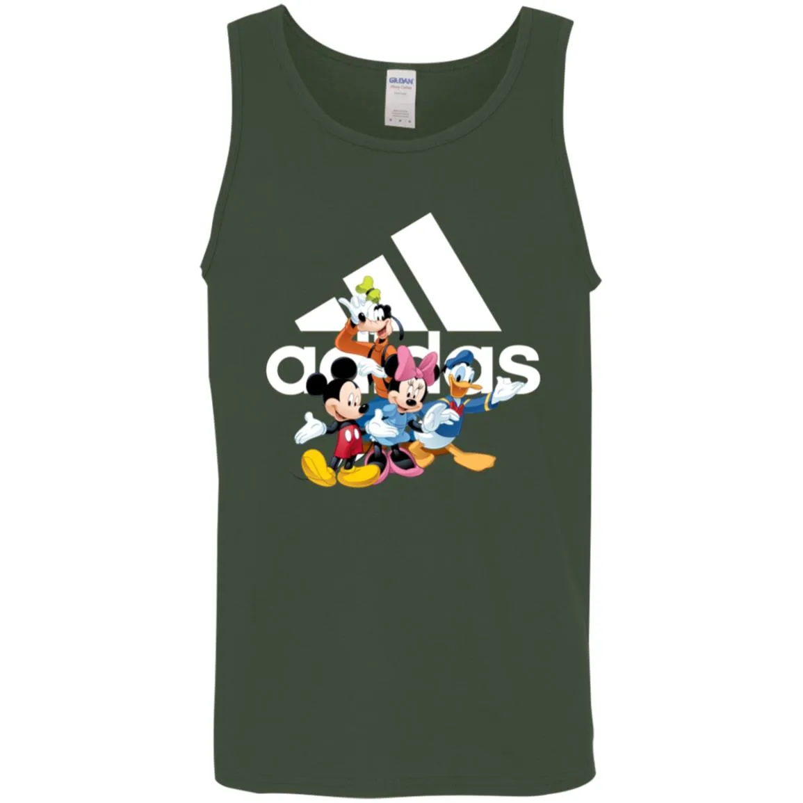 Aidas Mickey Mouse And Friends Disney T-shirt Men Cotton Tank