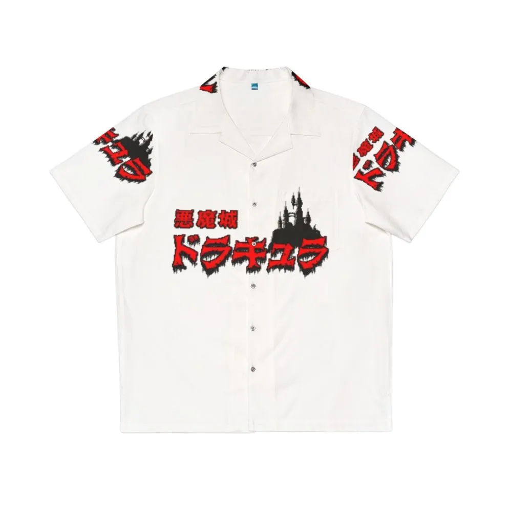 Akumajou Dracula Castlevania Japanese Retro Gaming Hawaiian Shirt