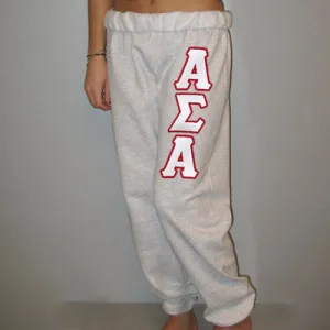 Alpha Sigma Alpha Sorority Sweatpants - TWILL