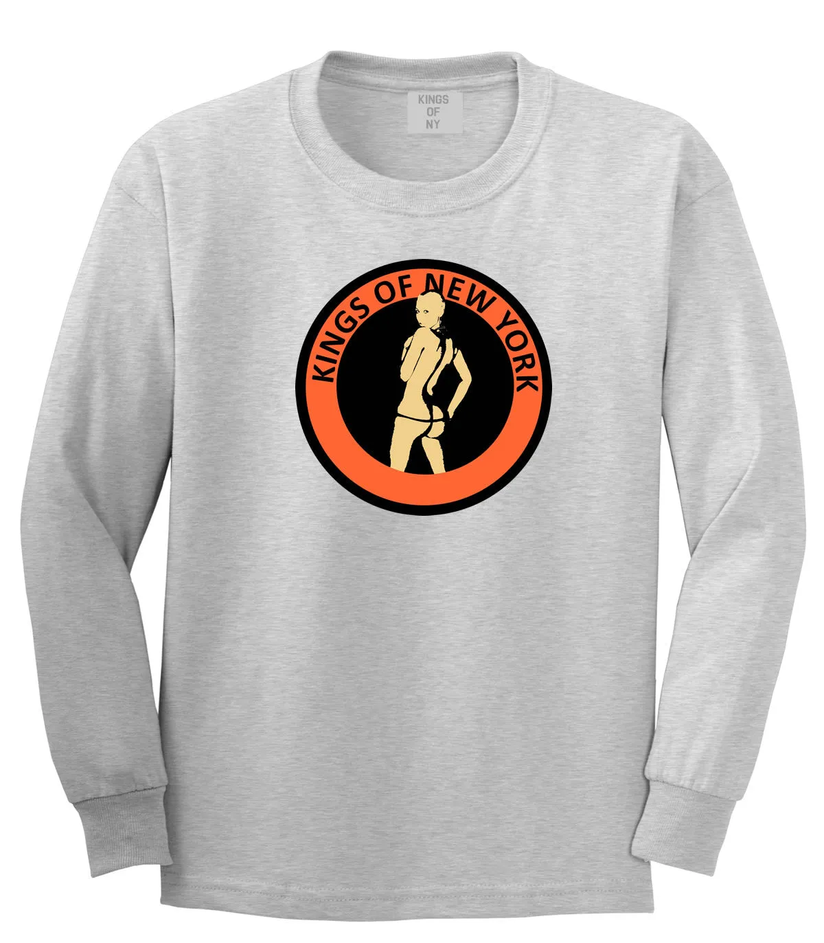 Amber Twerk Kings Of New York Logo Long Sleeve T-Shirt