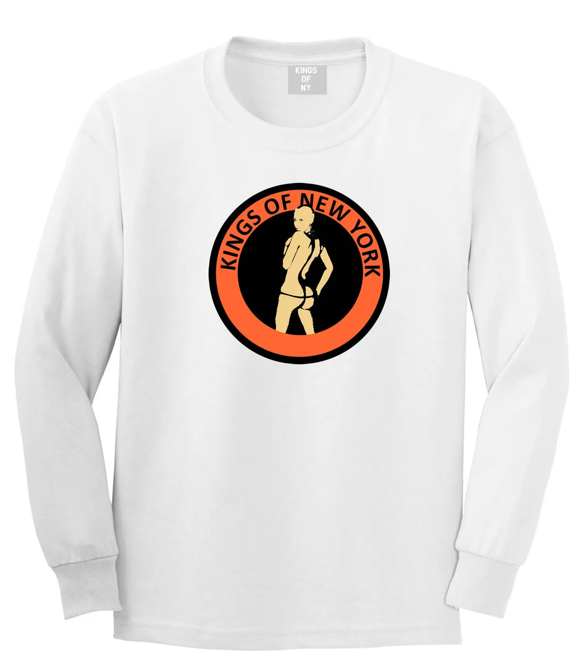 Amber Twerk Kings Of New York Logo Long Sleeve T-Shirt