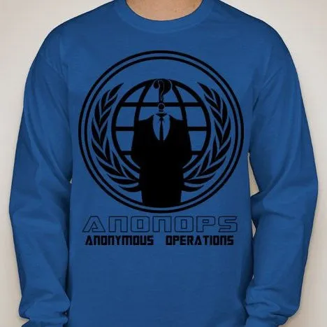 Anonymous Operations - AnonOps Long Sleeve T-shirt