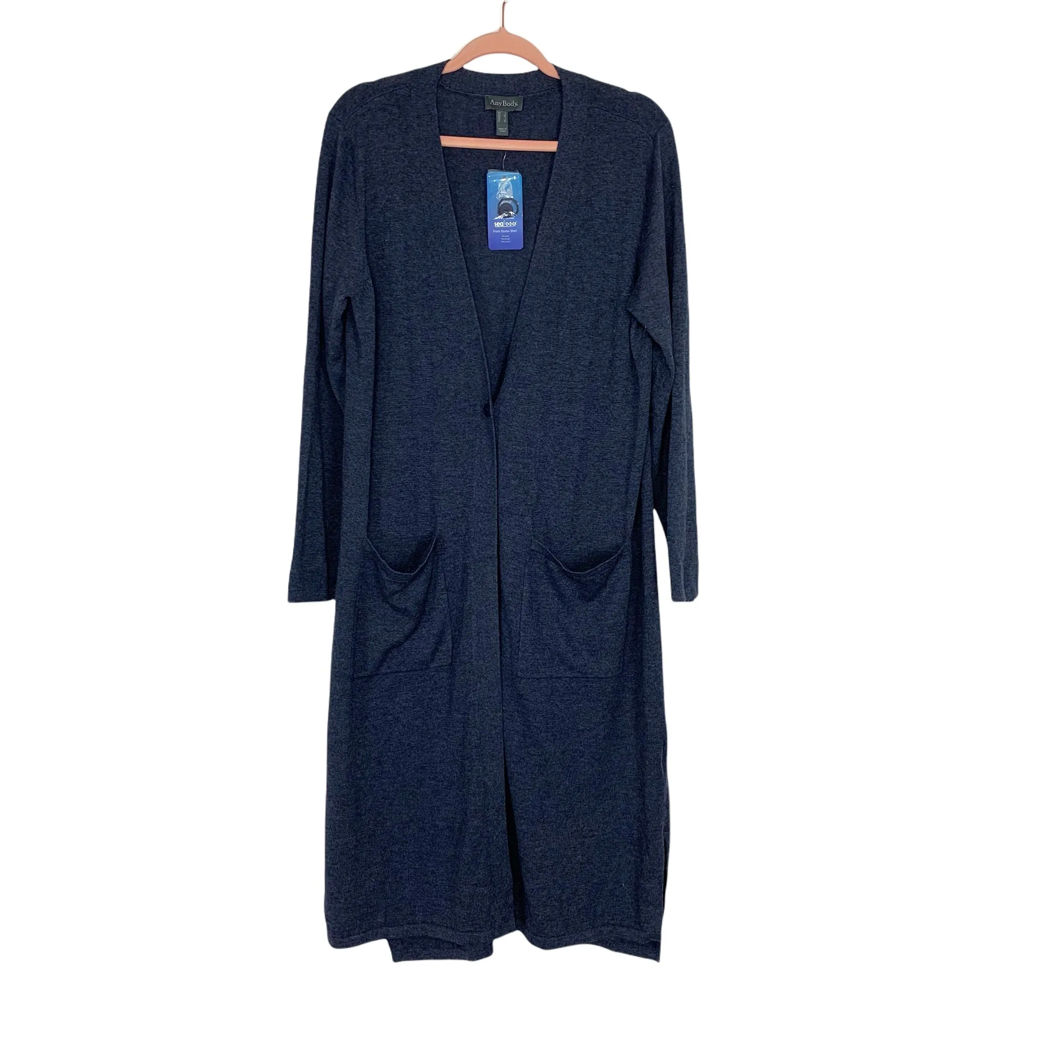 Any Body SeaWool Duster Cardigan NWT- Size L