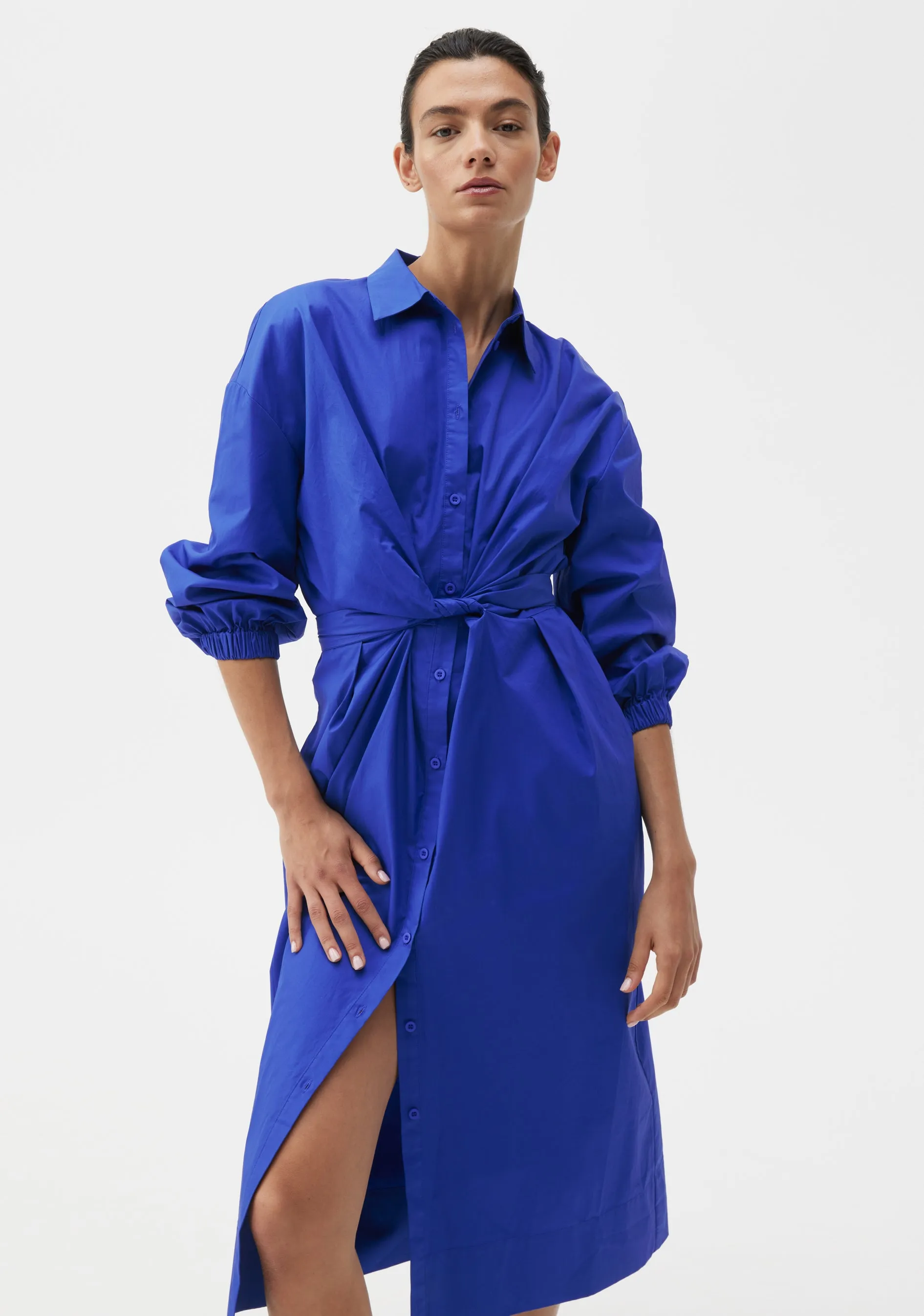 Ari Shirt Dress_Cobalt