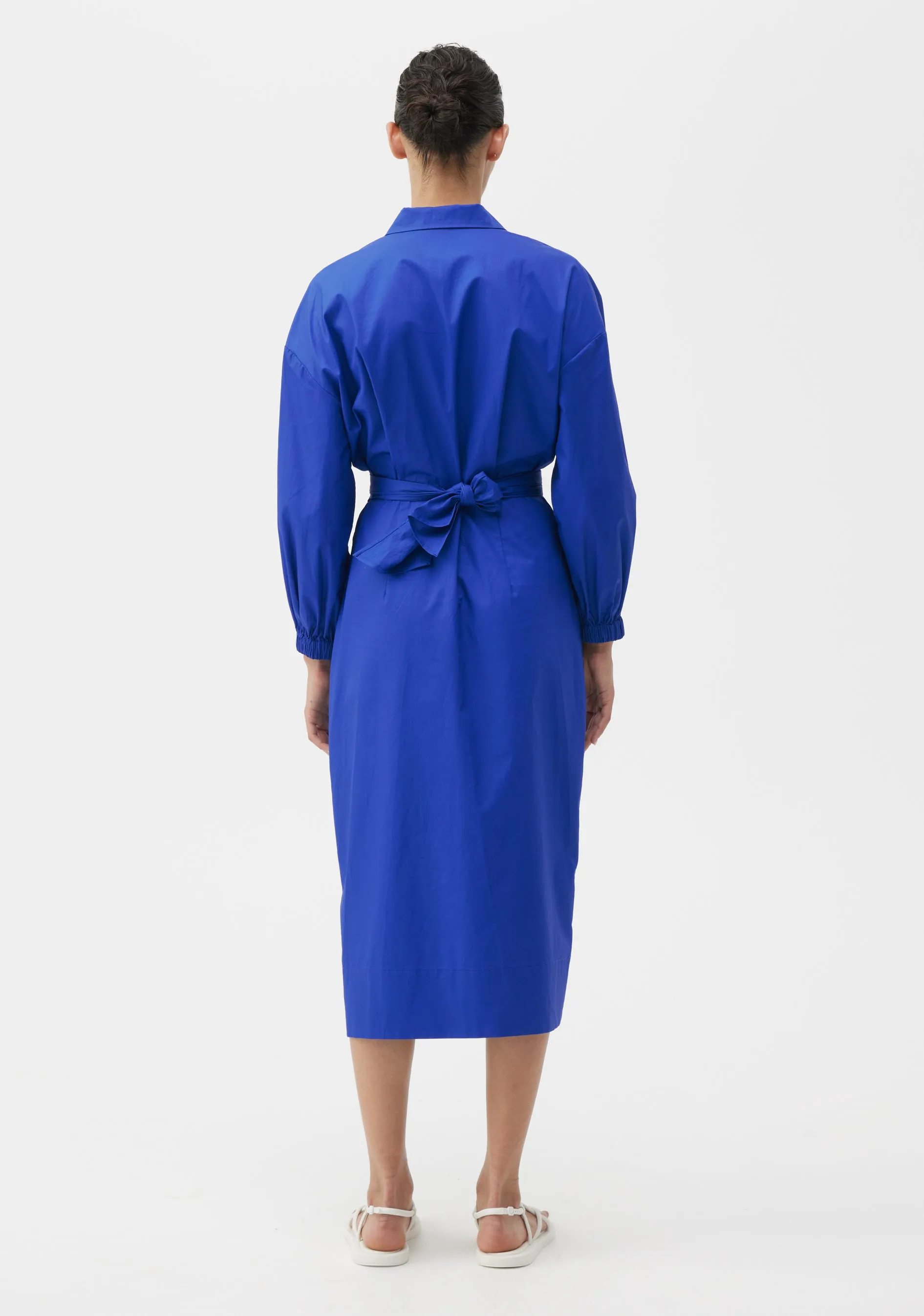 Ari Shirt Dress_Cobalt