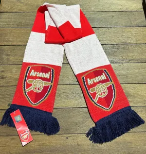 ARSENAL STRIPE KNIT SCARF