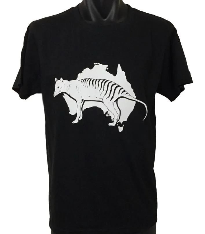 Australia Tasmanian Tiger T-Shirt (Black)