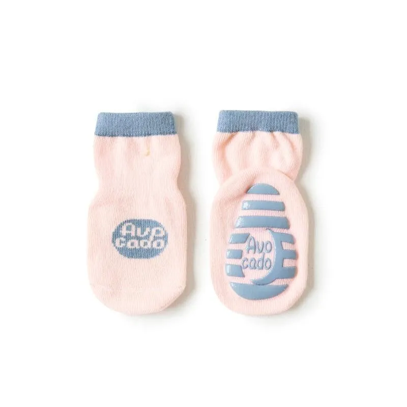 Baby Unisex Cotton & Silicone Non-Slip Socks