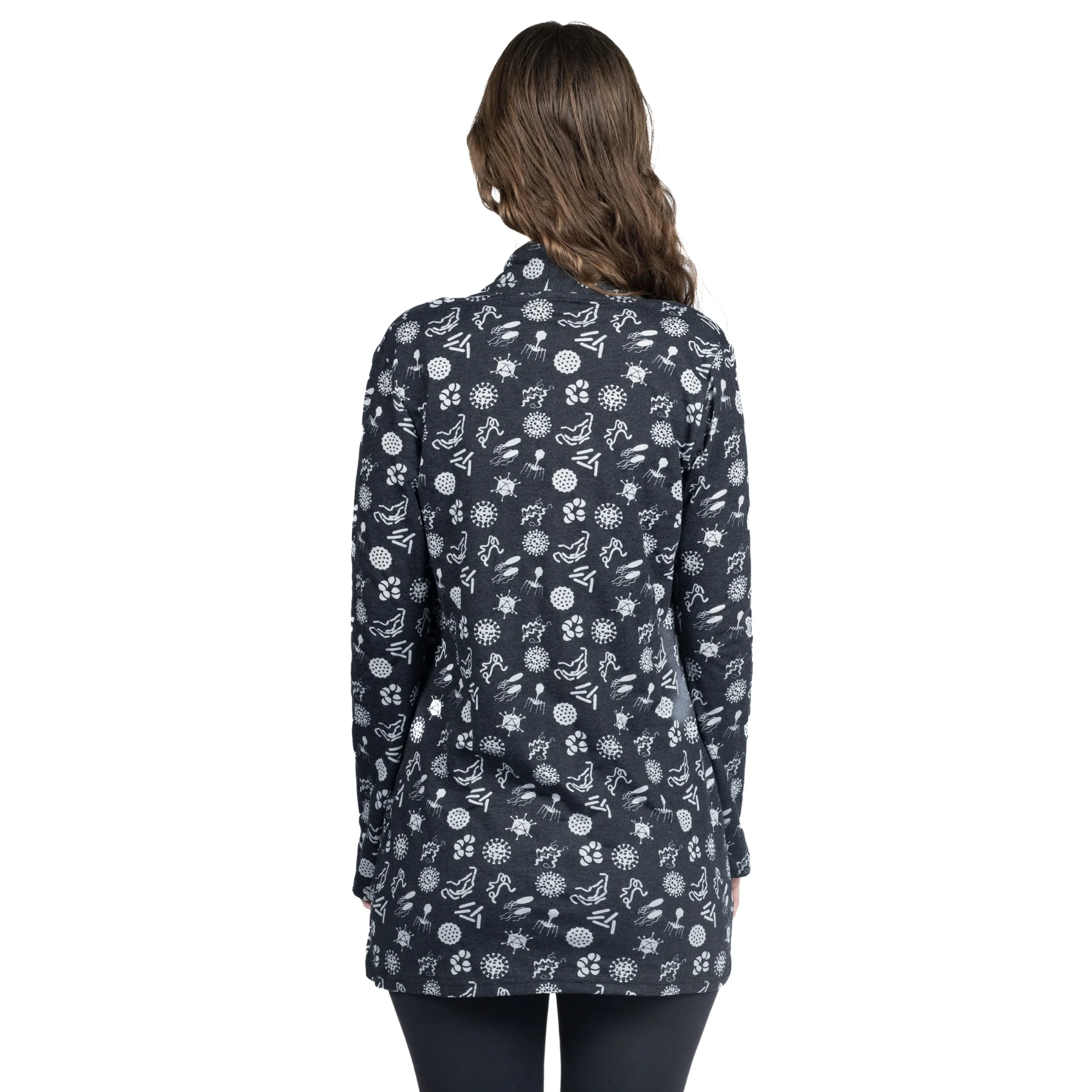 Bacteria and Viruses Burnout Cardigan