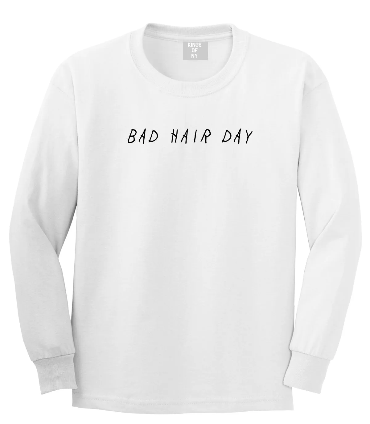 Bad Hair Day Mens Long Sleeve T-Shirt