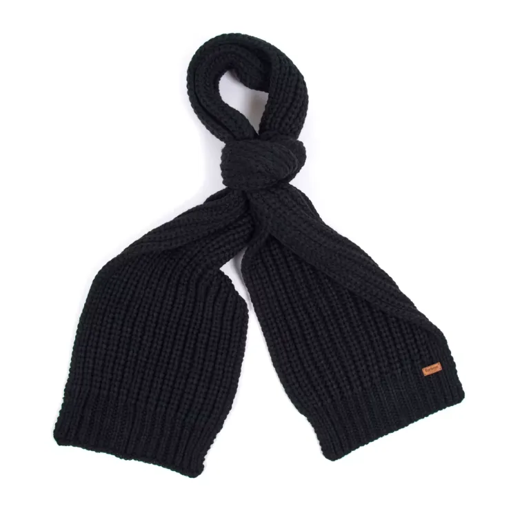 Barbour Saltburn Beanie & Scarf Gift Set LGS0023 Black