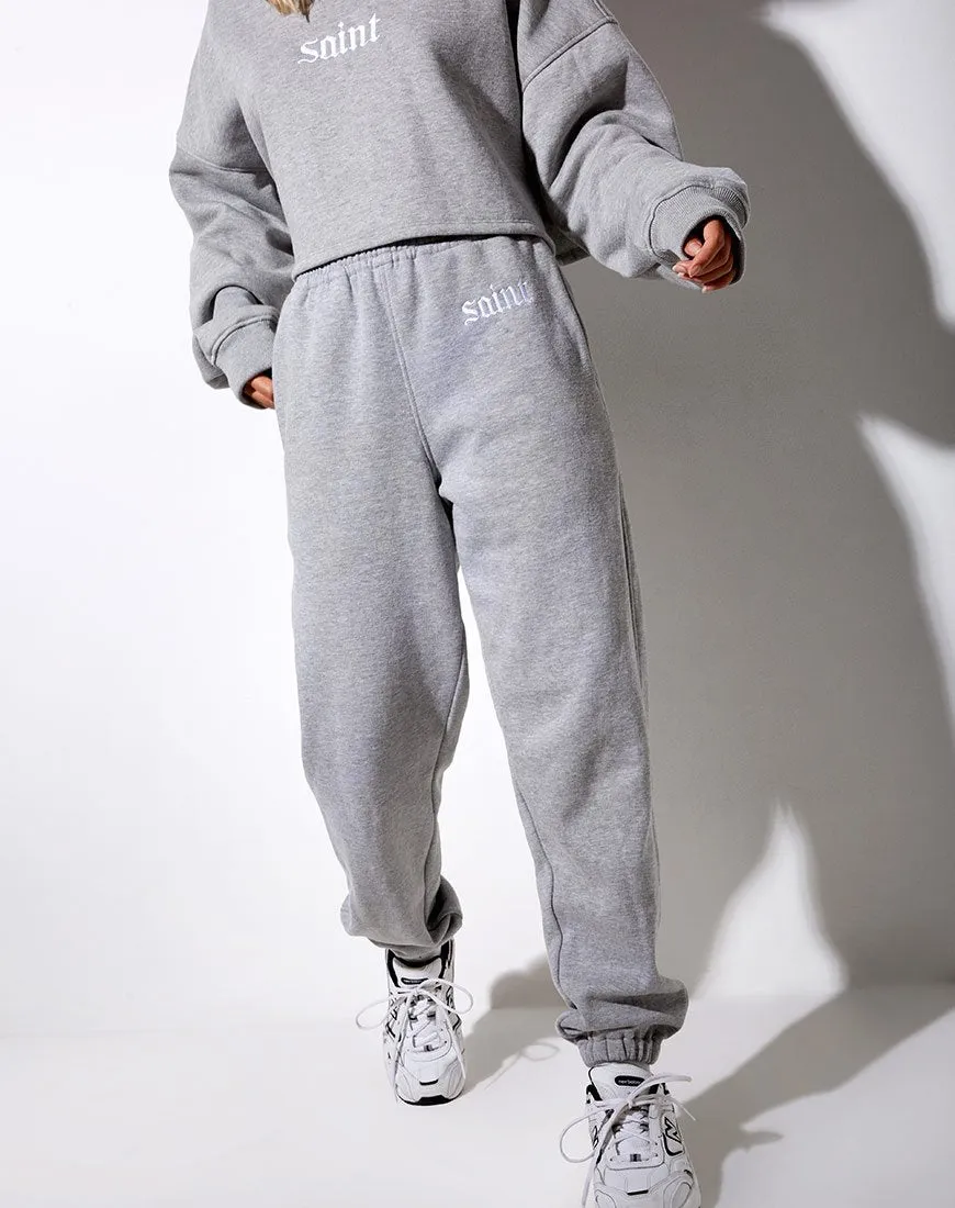 Basta Jogger in Grey Marl 'Saint' Embro