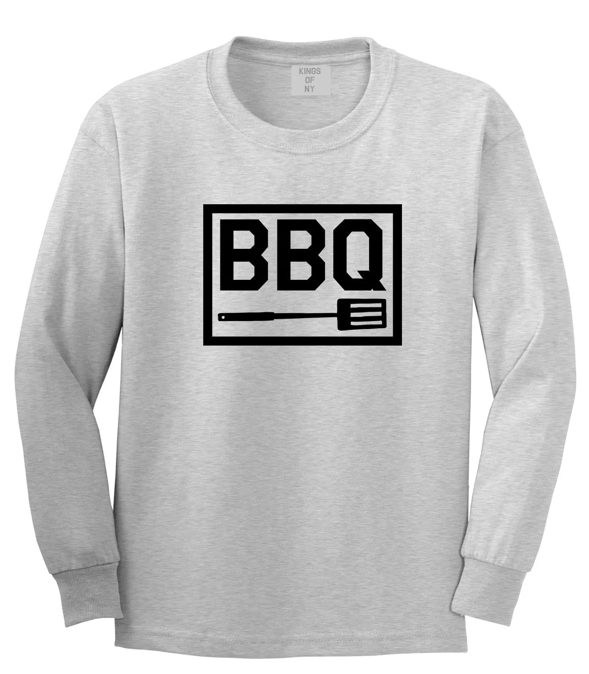 BBQ Barbecue Spatula Mens Long Sleeve T-Shirt