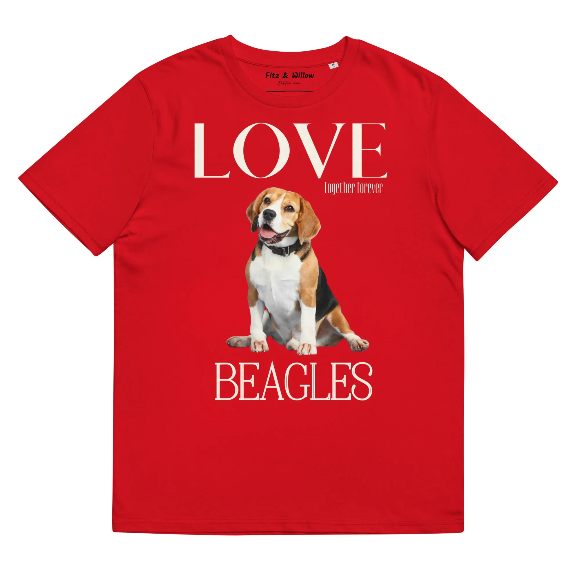 Beagle Lovers, organic cotton tee