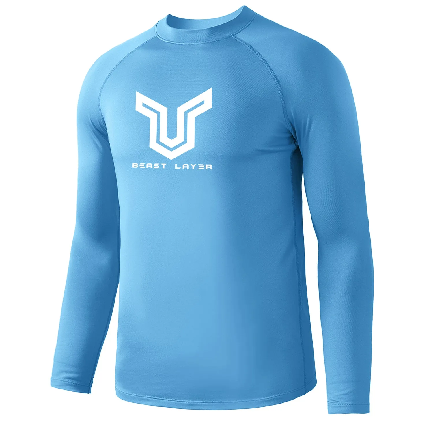 Beast Surf Shirt UPF50  Rash Guard for Men - Blue