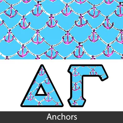 Bid Day Special - Sorority Panoramic Pattern Printed Tee - Jerzees 21MR - SUB