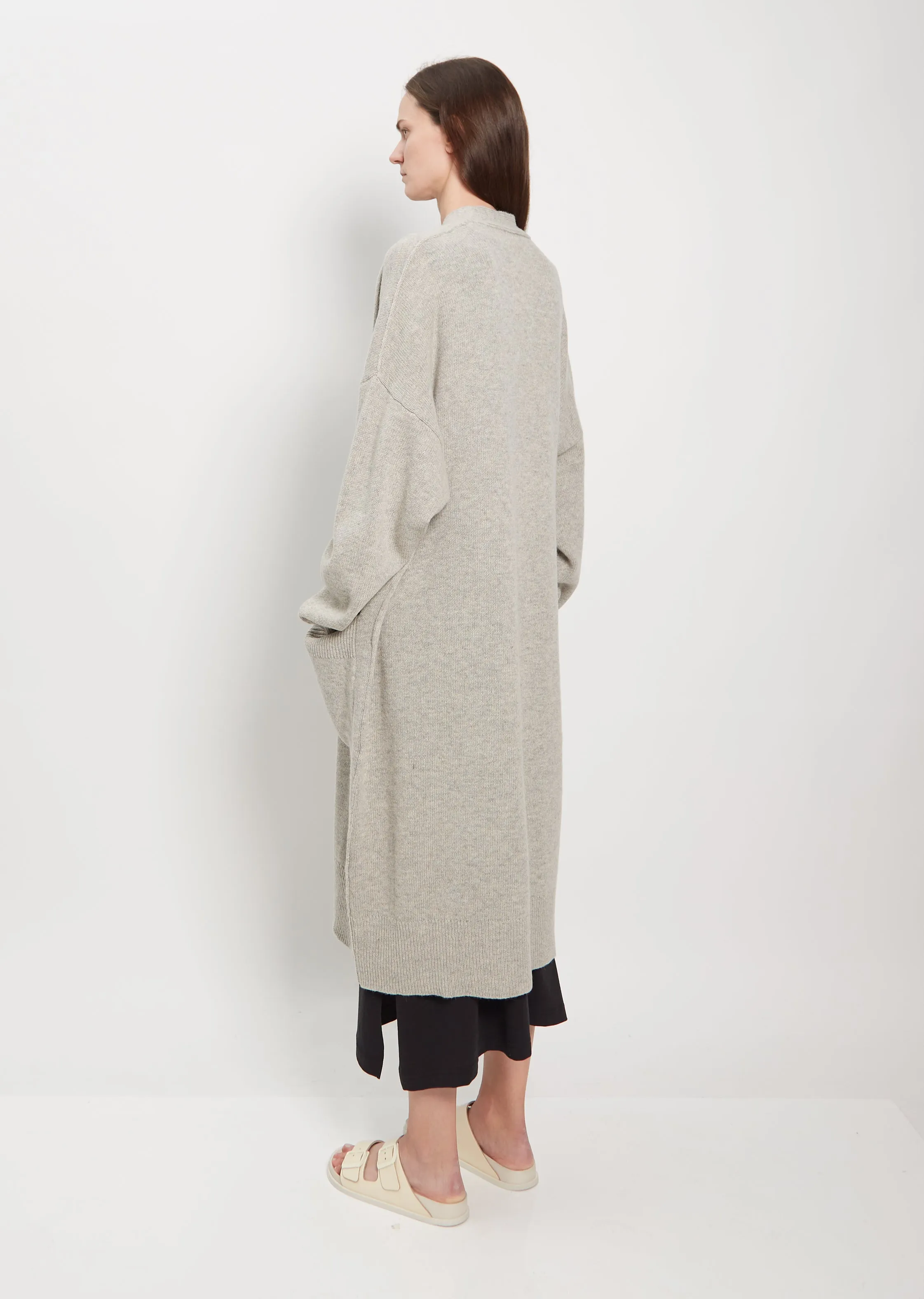 Blanket Cardigan — Light Grey