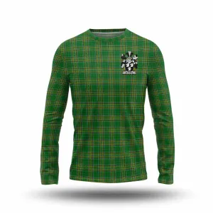 Blayney Irish Clan Tartan Long Sleeve T-Shirt with Coat of Arms