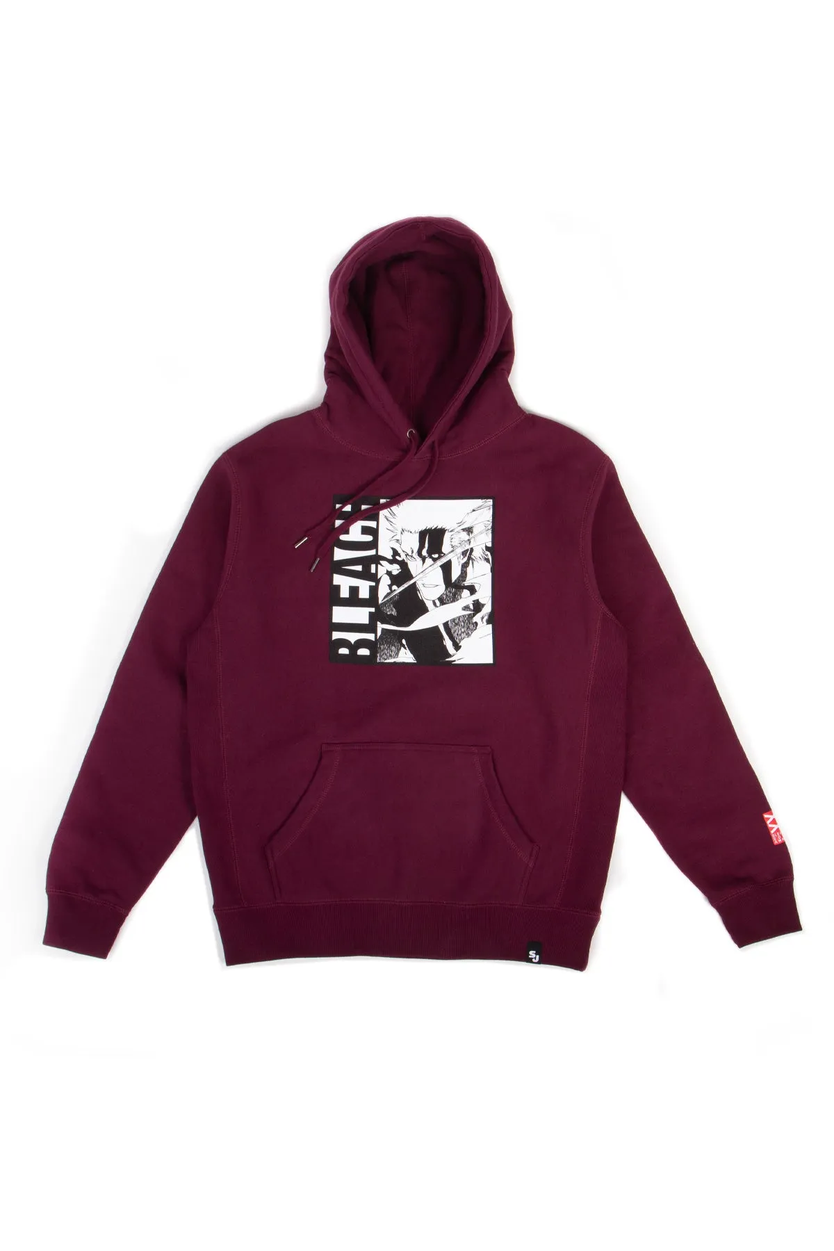 Bleach Ichigo Face Hoodie - Maroon