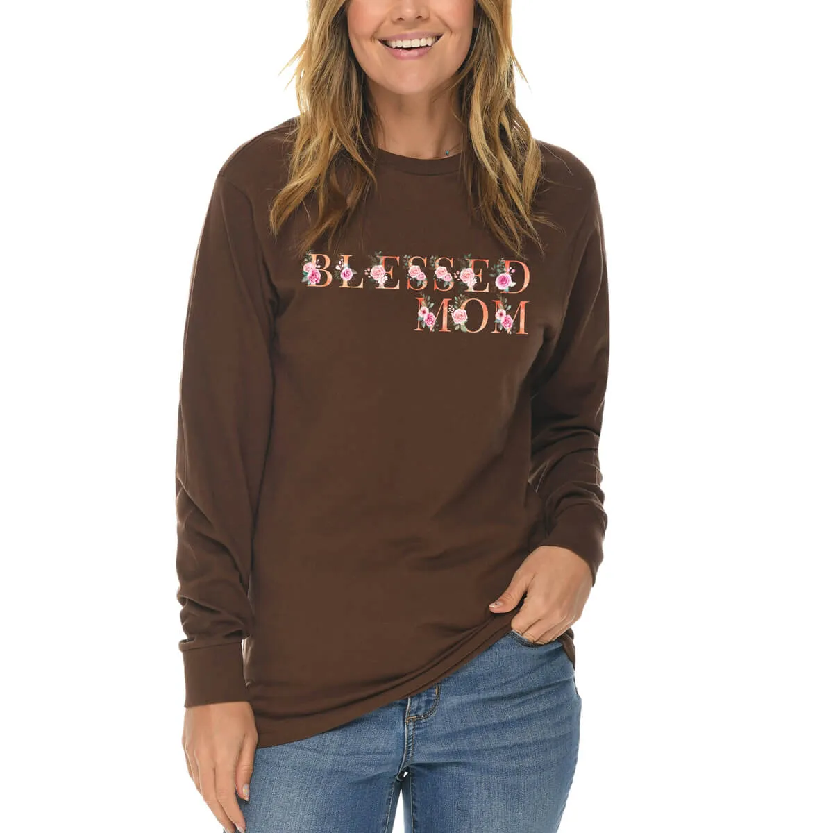 Blessed Mom Long Sleeve T Shirt