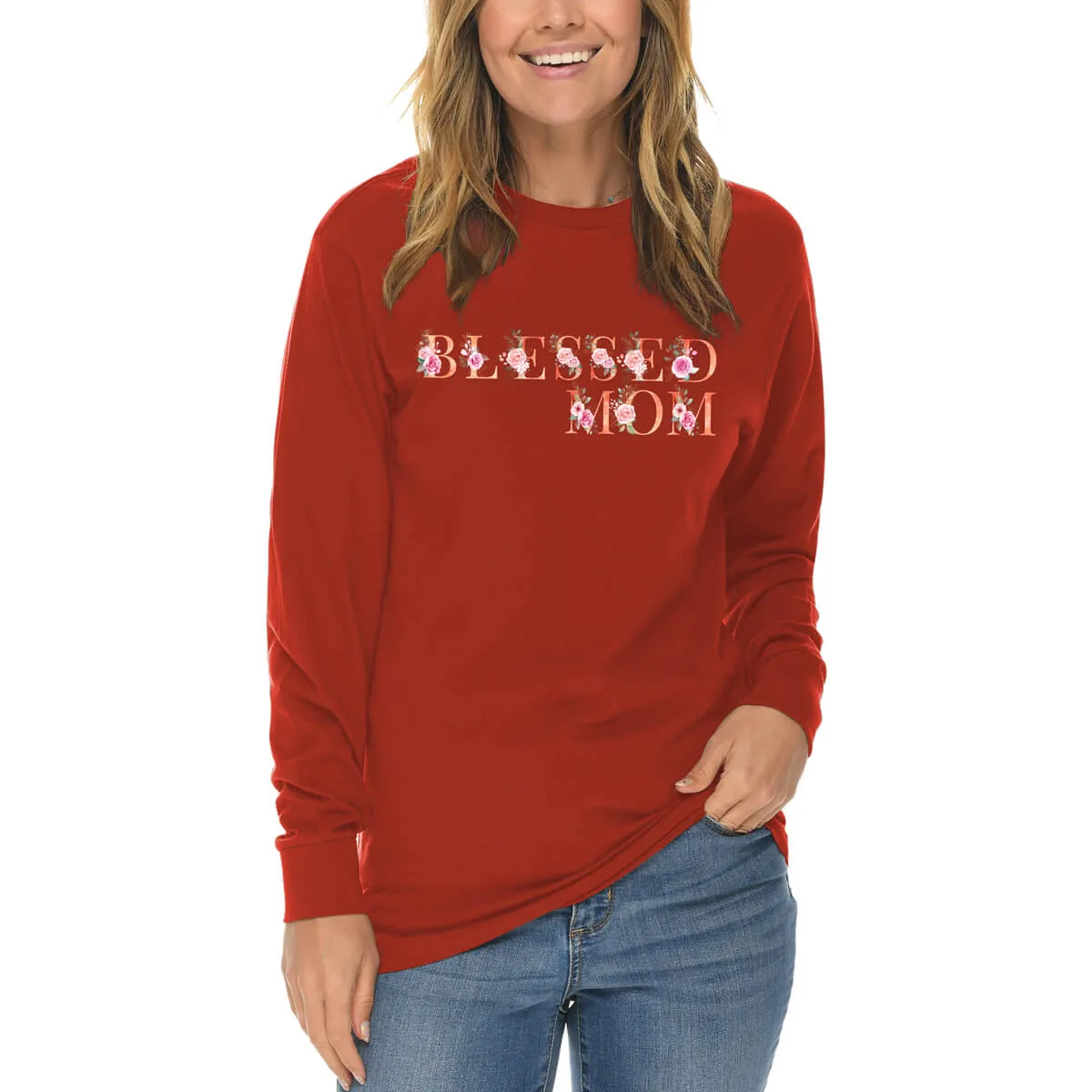 Blessed Mom Long Sleeve T Shirt