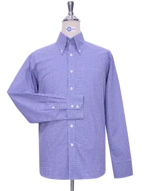 Blue And Pink Small Check Shirt