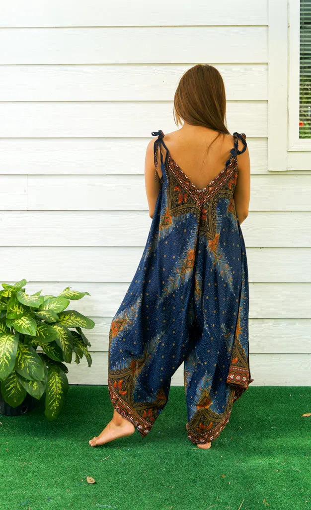 Blue Peacock Jumpsuit