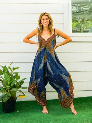 Blue Peacock Jumpsuit