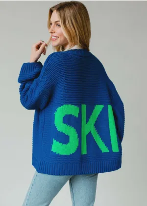 Blue Ski Cardigan