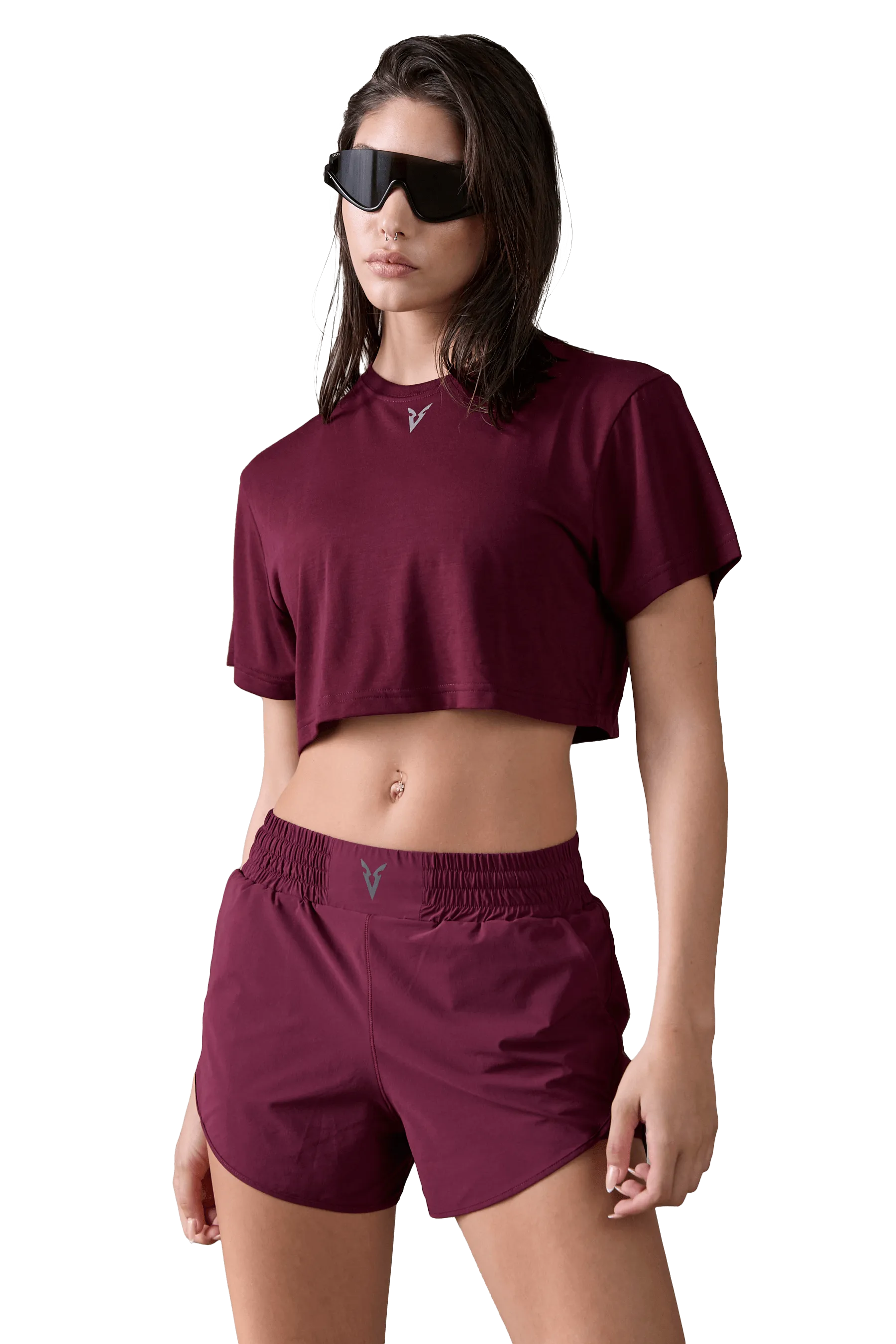 BOXY T-SHIRT - Burgundy