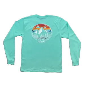 Brilliant Mountain Alaska Long Sleeve T-Shirt