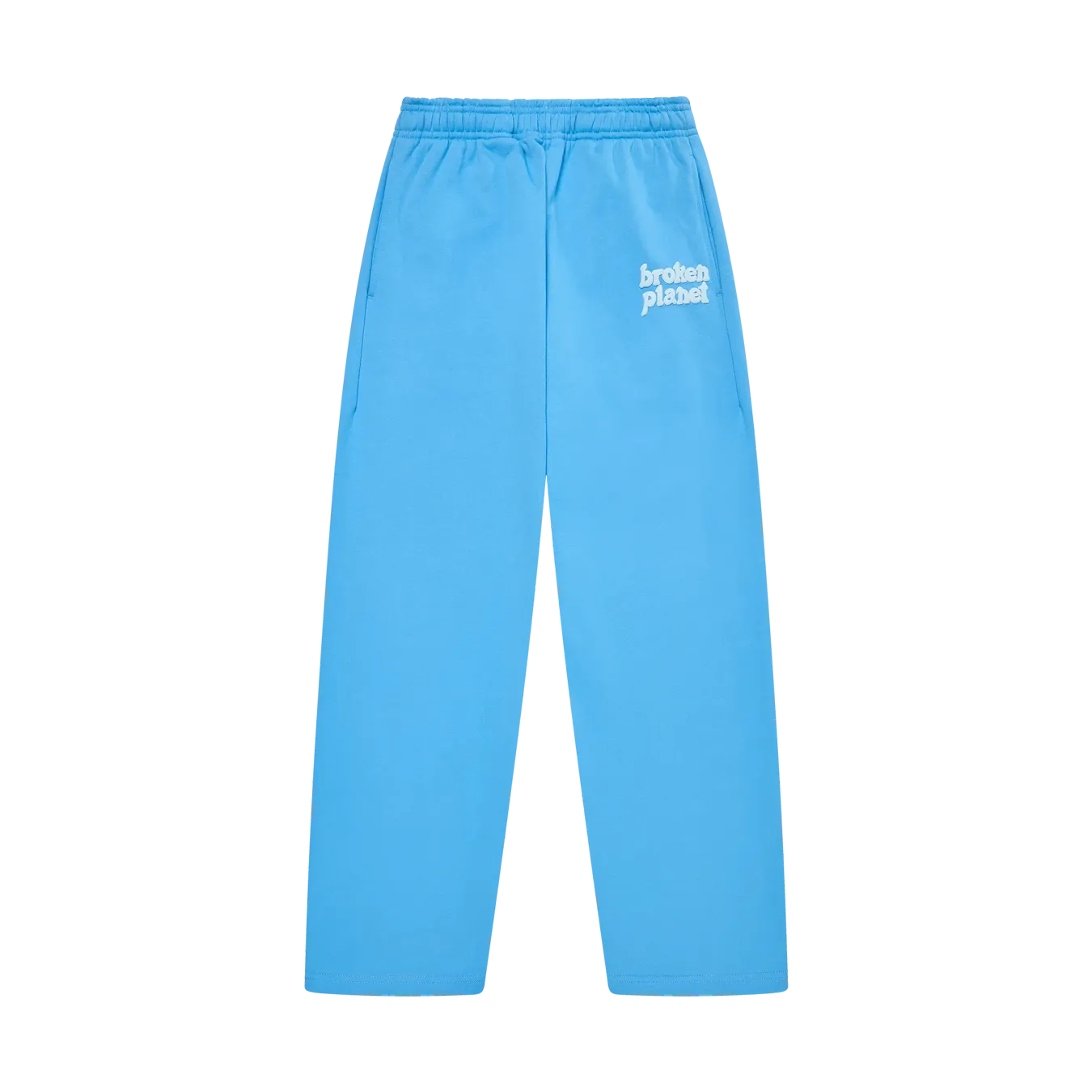 Broken Planet Basics Straight Leg Sweatpants - Light Blue