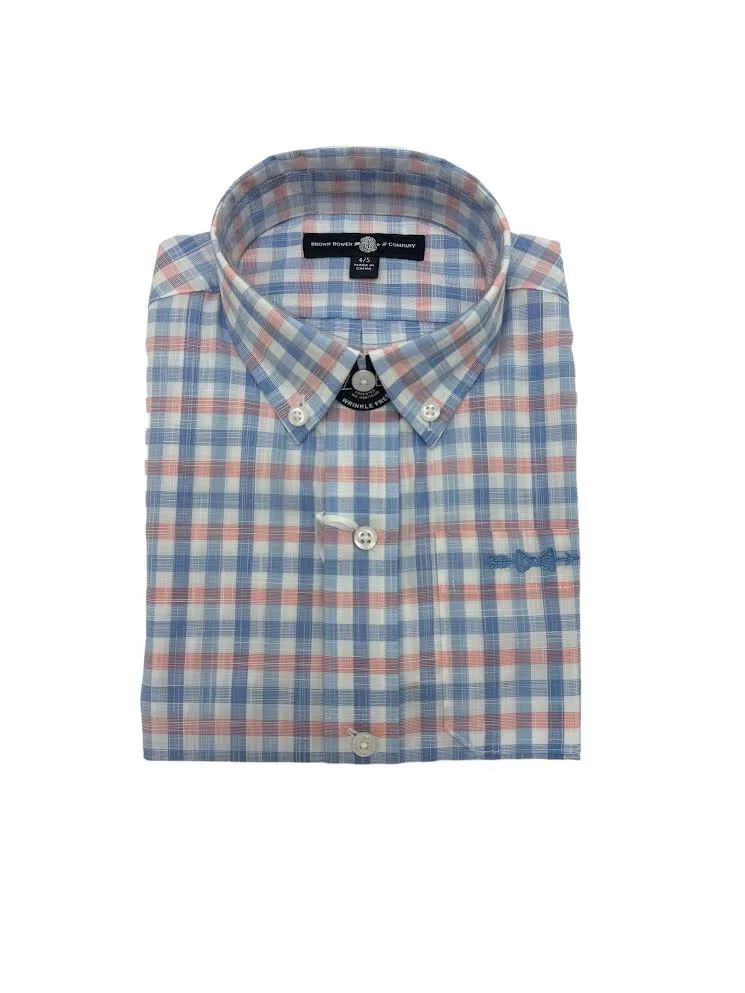 Brown Bowen Arrow Button Down 5102