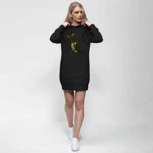 BrownHamster Premium Adult Hoodie Dress