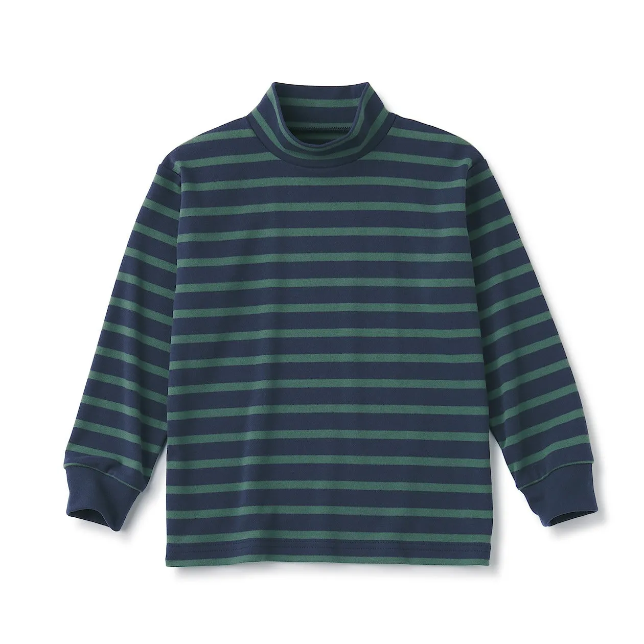 Brushed Interlock Mockneck Long Sleeve T-Shirt (5-14Y)