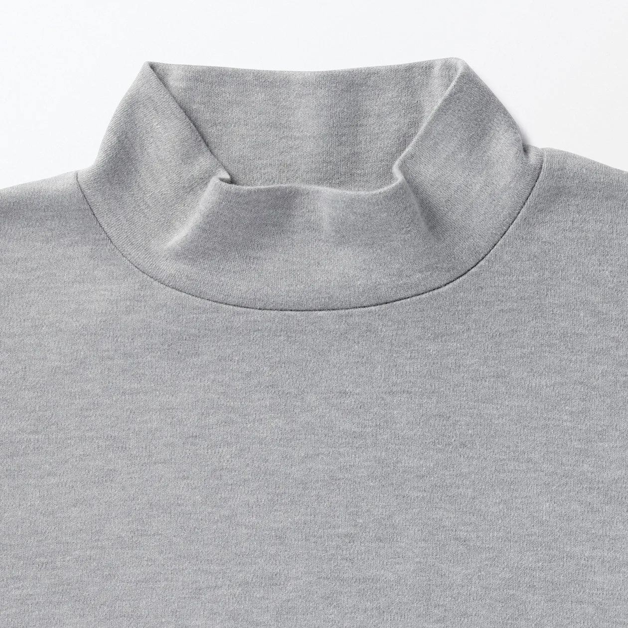 Brushed Interlock Mockneck Long Sleeve T-Shirt (5-14Y)