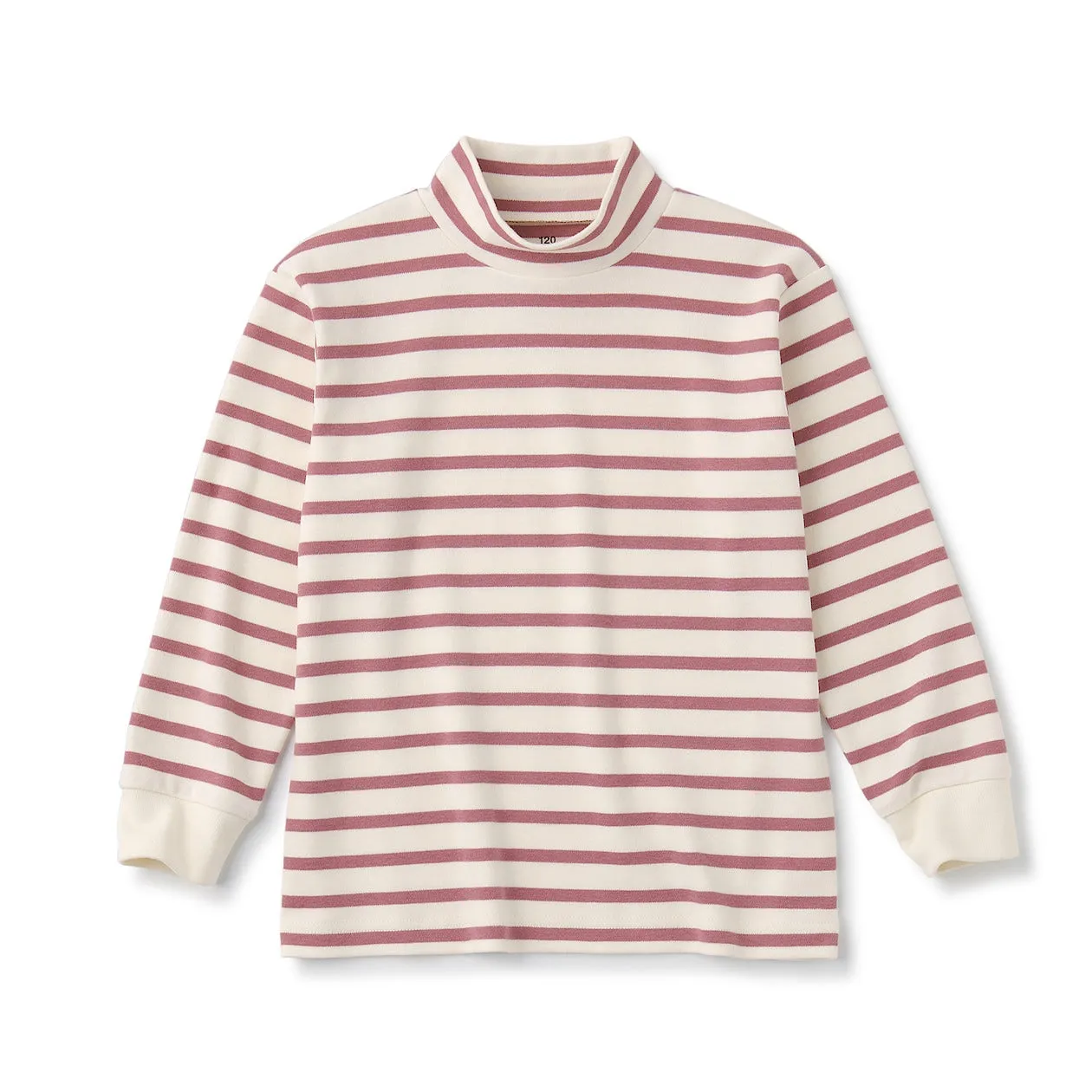 Brushed Interlock Mockneck Long Sleeve T-Shirt (5-14Y)