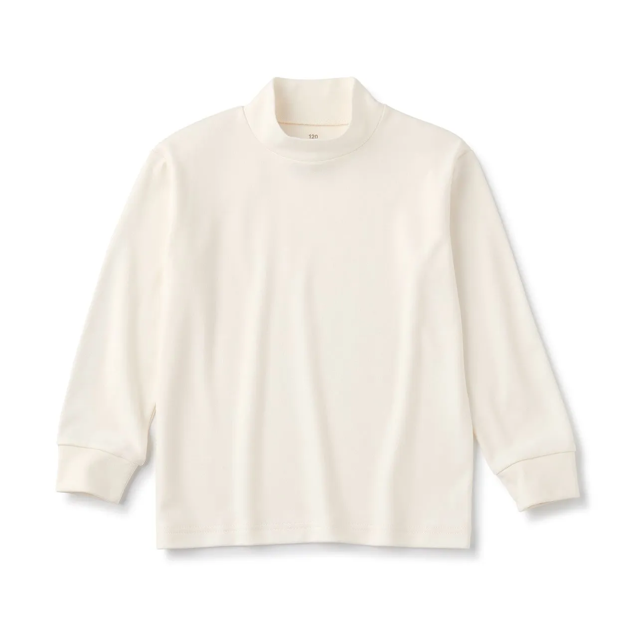 Brushed Interlock Mockneck Long Sleeve T-Shirt (5-14Y)