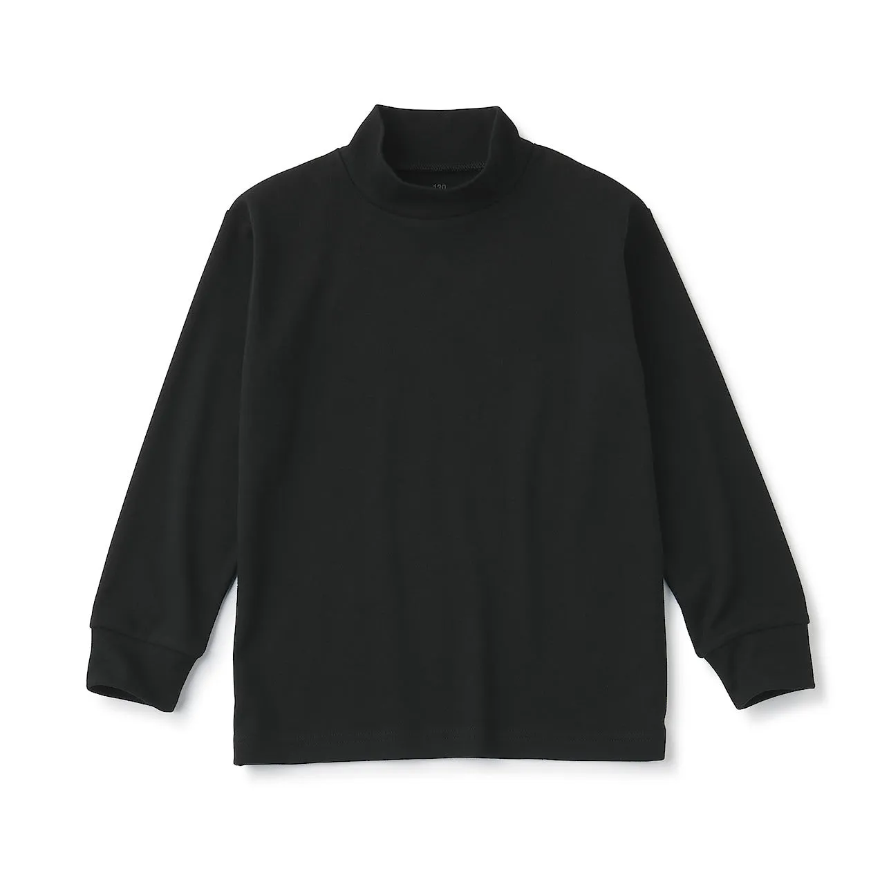 Brushed Interlock Mockneck Long Sleeve T-Shirt (5-14Y)