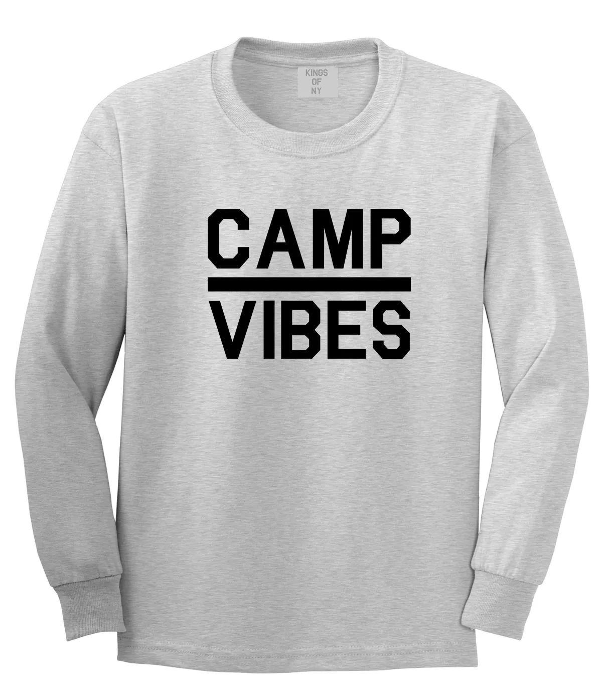 Camp Vibes Mens Long Sleeve T-Shirt