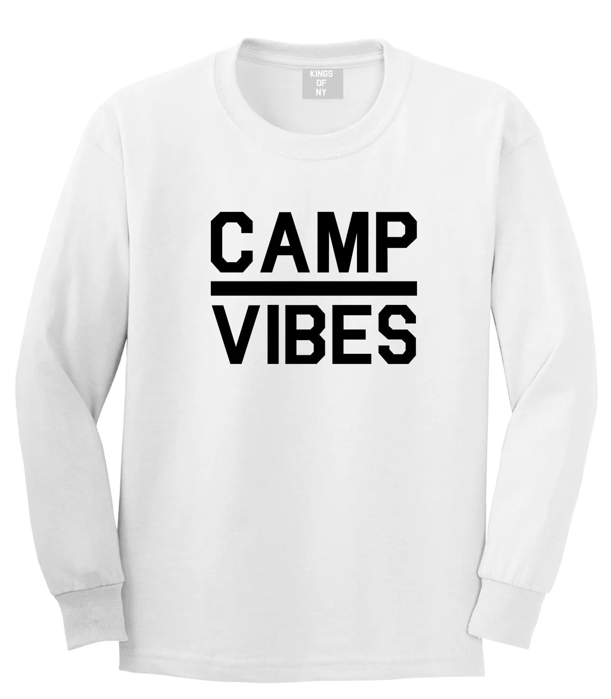 Camp Vibes Mens Long Sleeve T-Shirt